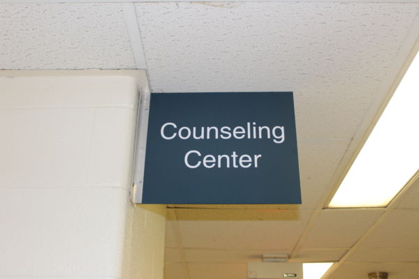 Counseling Center Sign