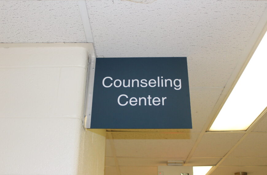 Counseling Center Sign